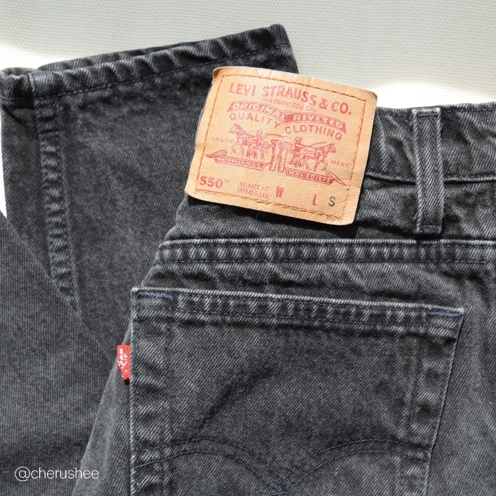 VTG 90s - LEVI'S | 550 Black Jean